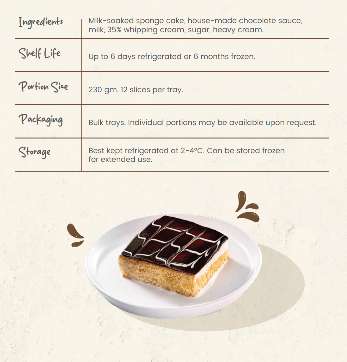 Pan Tres Leches Chocolate