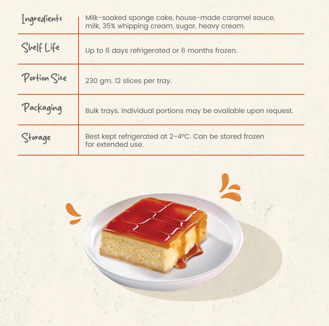 Pan Tres Leches Caramel